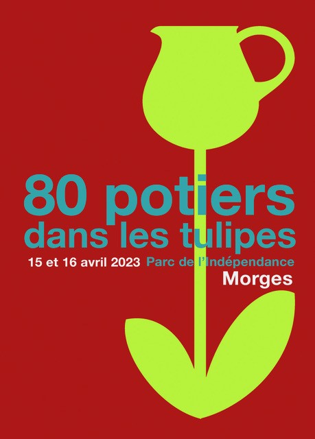 80 Potiers dans les tulipes - Morges